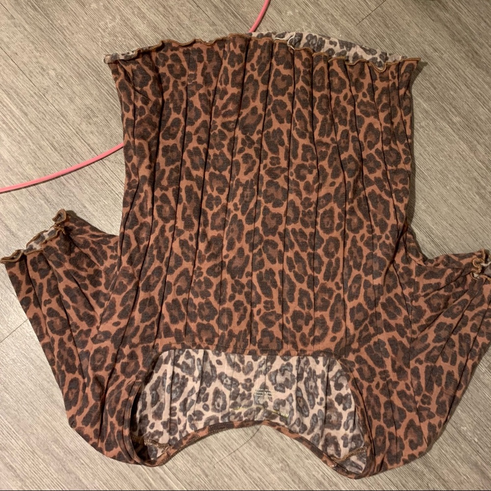 Cheetah crop top